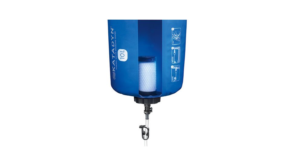 Katadyn Base Camp Pro 10L Foldable Gravity Water Filter, Blue, 8019201