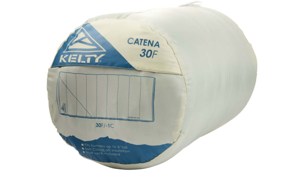 Kelty Catena 30 Sleeping Bag, Elm/Reflecting Pond, Right Zip, Regular, 35429321RR