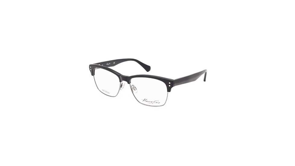 Kenneth Cole KC0221 Eyeglass Frames - Shiny Black Frame Color