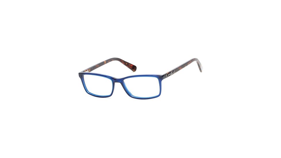 Kenneth Cole KC0238 Eyeglass Frames - Shiny Blue Frame Color
