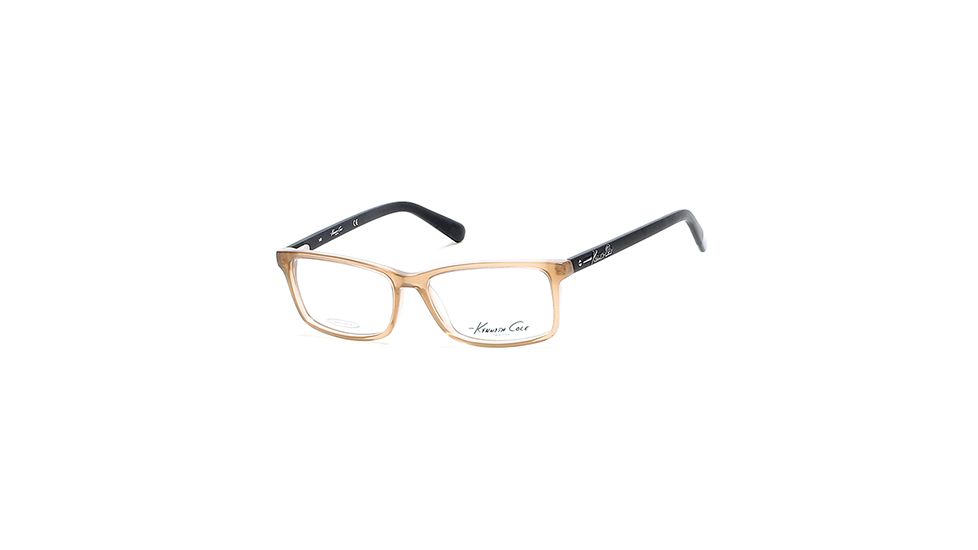 Kenneth Cole KC0238 Eyeglass Frames - Shiny Light Brown Frame Color