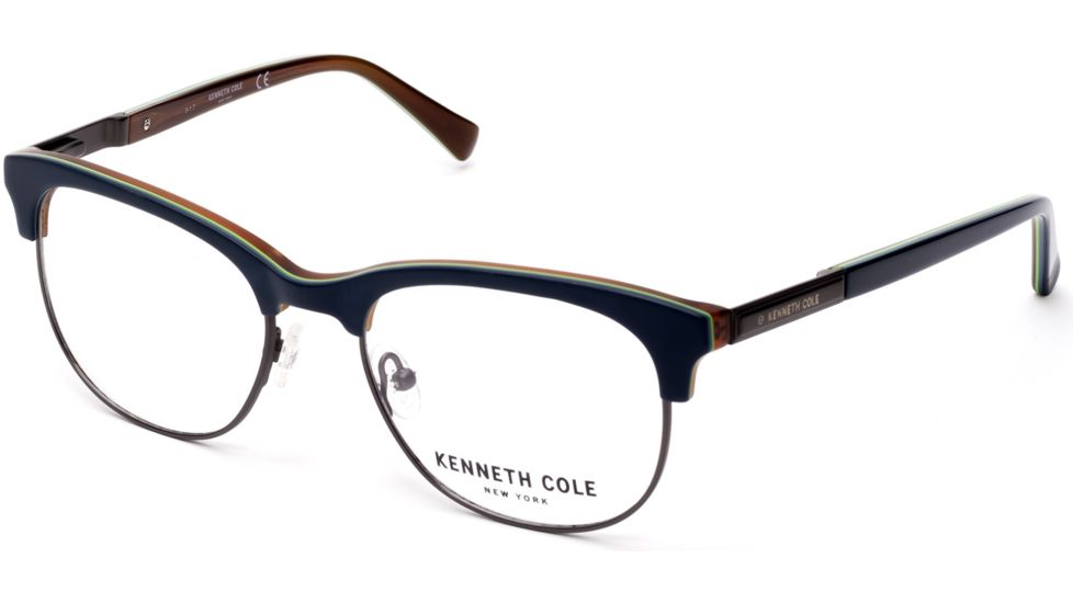Kenneth Cole KC0266 Eyeglass Frames - Matte Blue Frame Color
