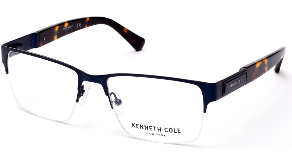 Kenneth Cole KC0268 Eyeglass Frames - Matte Blue Frame Color