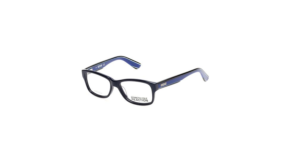 Kenneth Cole KC0765 Eyeglass Frames - Shiny Blue Frame Color