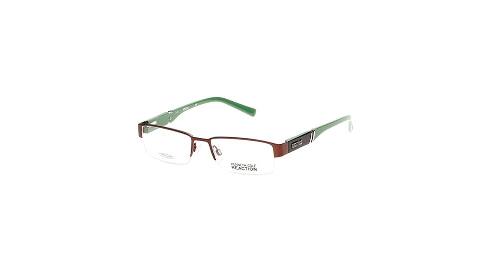 Kenneth Cole KC0767 Eyeglass Frames - Matte Dark Brown Frame Color