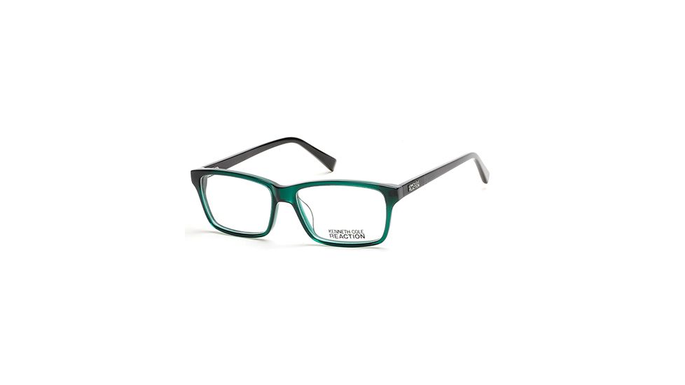 Kenneth Cole KC0777 Eyeglass Frames - Shiny Dark Green Frame Color