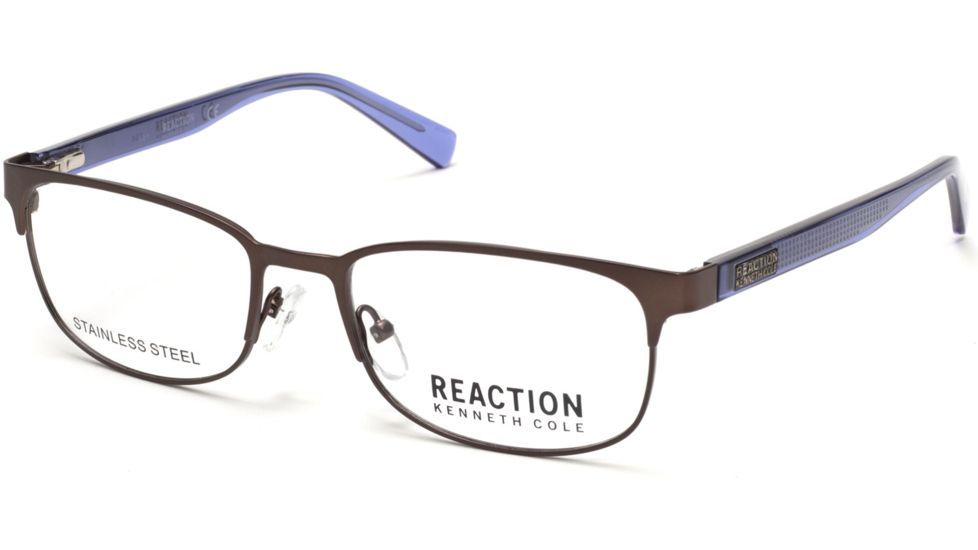 Kenneth Cole KC0801 Eyeglass Frames - Matte Dark Brown Frame Color