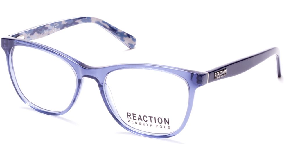Kenneth Cole KC0806 Eyeglass Frames - Shiny Blue Frame Color
