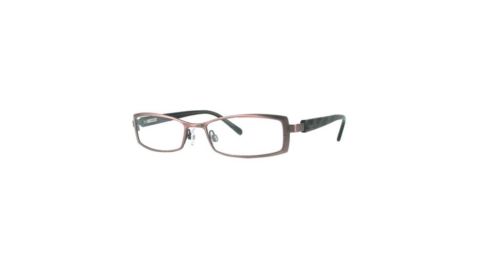 Kenneth Cole New York KC0173 Eyeglass Frames - Shiny Light Brown Frame Color