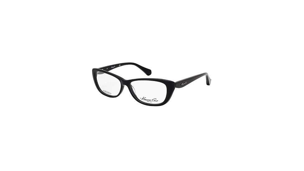 Kenneth Cole New York KC0202 Eyeglass Frames - Shiny Black Frame Color