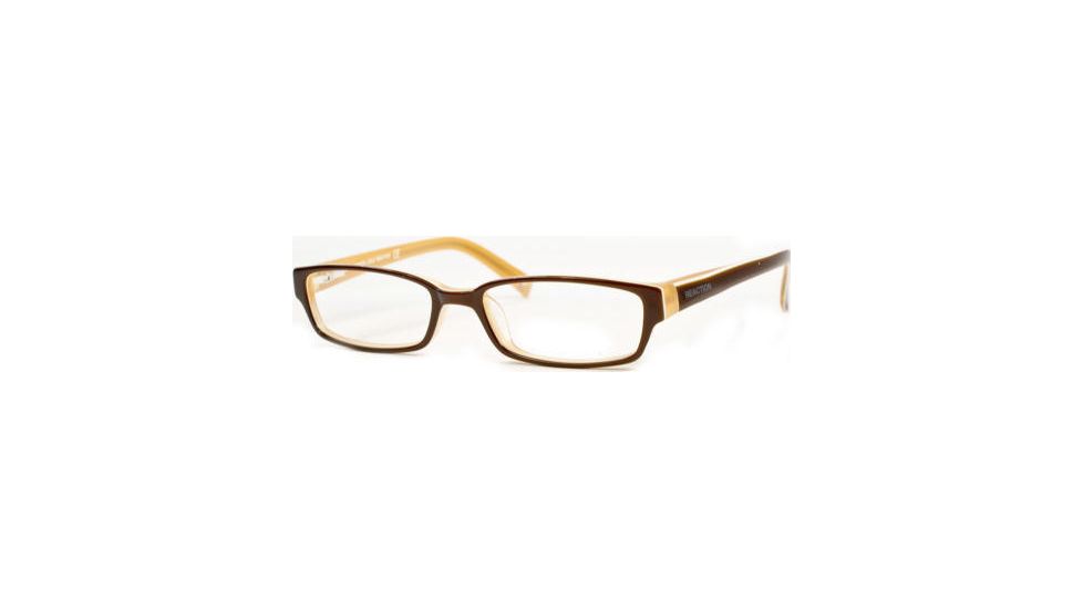 Kenneth Cole New York KC0673 Eyeglass Frames - Shiny Dark Brown Frame Color