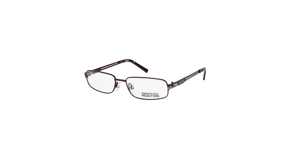 Kenneth Cole Reaction KC0731 Eyeglass Frames - Matte Dark Brown Frame Color