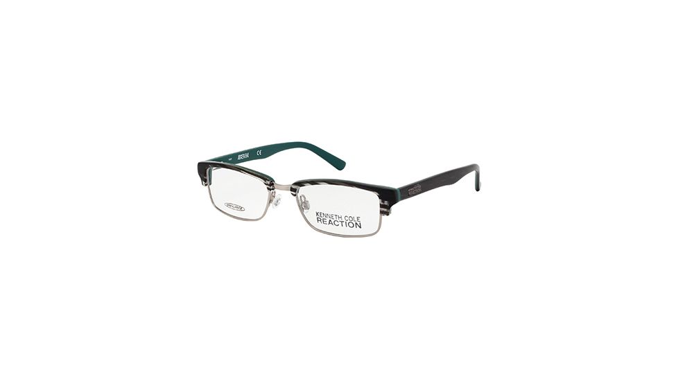 Kenneth Cole New York KC0741 Eyeglass Frames - Dark Green Frame Color