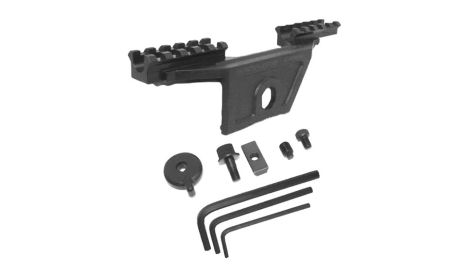 Kensight 7in M14 and M1A Mount Split Rail All Steel MIL-STD Picatinny Rail Scope Mount, Black, 660-211