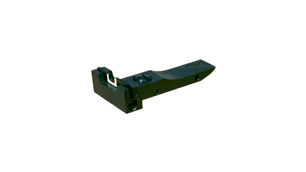 Kensight Accro Rear Sight with Square Blade and White OutLine, Black, 860-303
