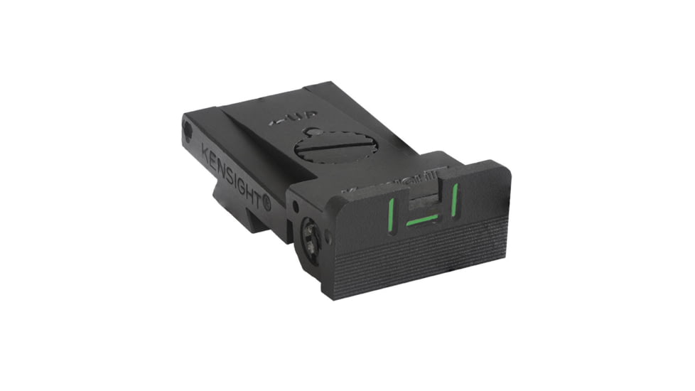 Kensight Bomar BMCS 3 Tritium Bar Rounded Blade 1911 Night Sight, Black, 860-038