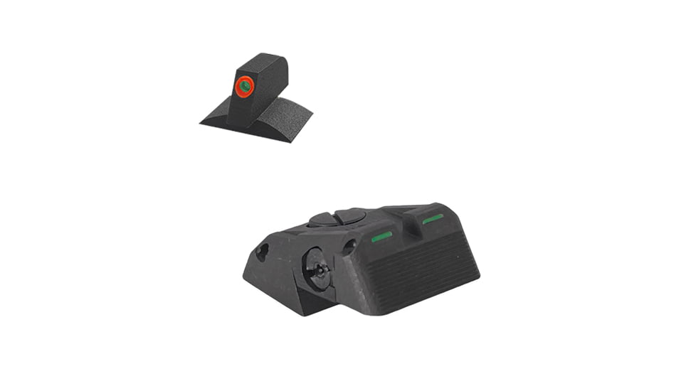 Kensight DAS Adjustable Bar-Dot-Bar Tritium Rear Night Sight, Orange, 980-628