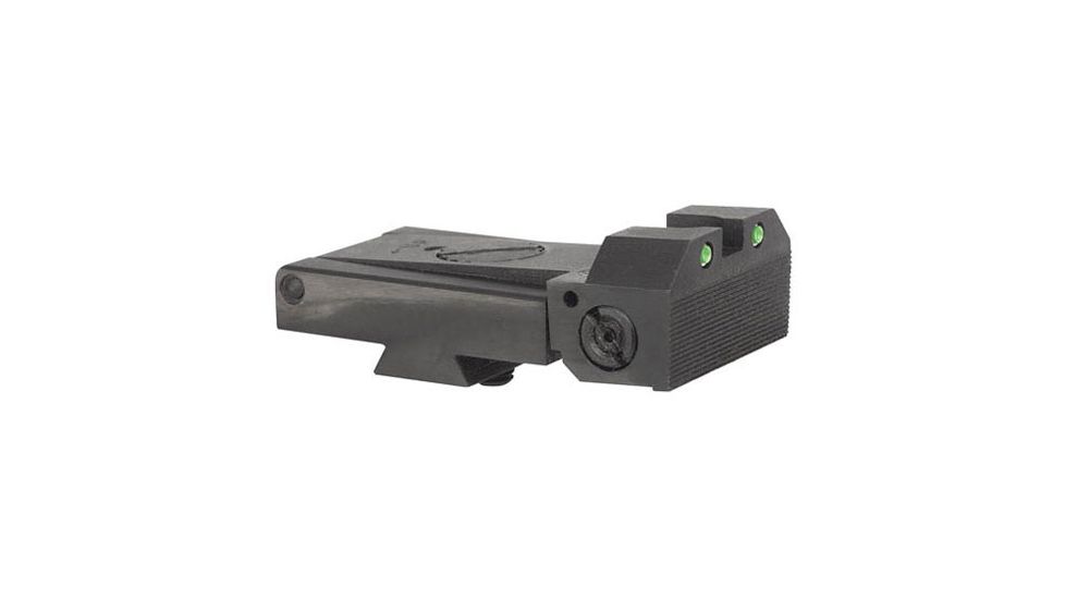 Kensight Kimber Adjustable Trijicon Tritium Insert Night Sight w/ Rounded Blade, Black, 860-263