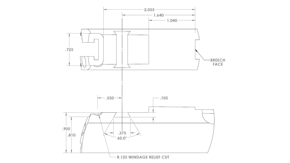 Kensight TRT 1911 Sight Set Trijicon Tritium insert - Night Sights with Rounded Blade - 0.200 in. tall Front Sight, Black 960-253