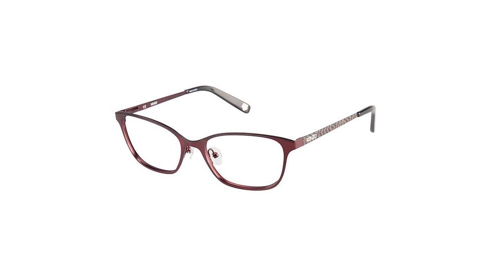 Kenzo 2242 Progressive Prescription Eyeglasses - Frame CHOCOLATE/BLACK, Size 53/17mm KZ224203