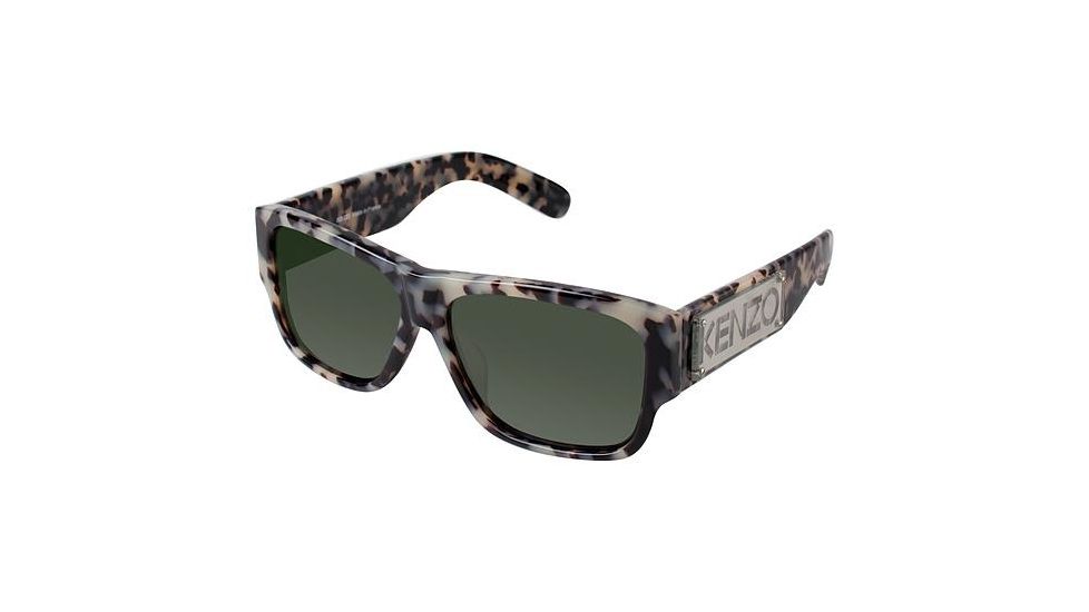 Kenzo 3167 Single Vision Prescription Sunglasses KZ316702 - Frame Color Grey Torroise