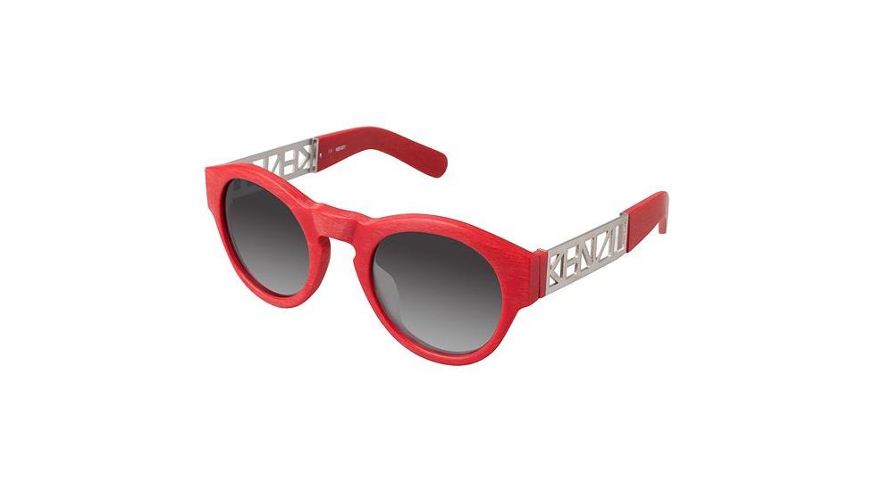 Kenzo 3168 Progressive Prescription Sunglasses KZ316804 - Frame Color Matte Red Wood