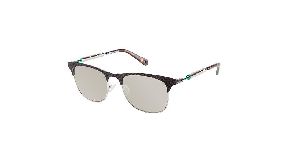 Kenzo 3176 Progressive Prescription Sunglasses KZ317602 - Frame Color Black/Silver