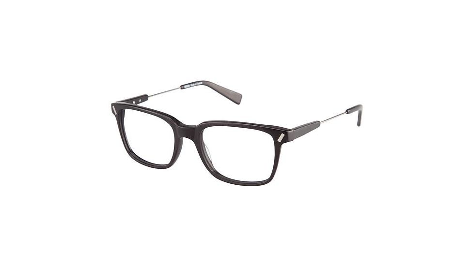 Kenzo 4200 Eyeglass Frames - Frame BLACK/SILVER, Size 53/18mm KZ420001