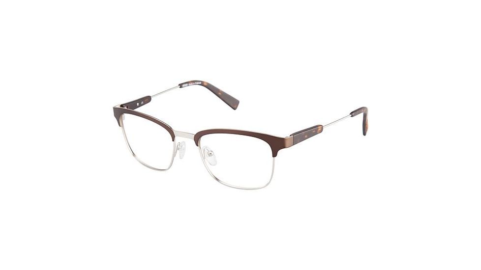 Kenzo 4201 Eyeglass Frames - Frame CHOCOLATE/SILVR, Size 53/20mm KZ420103