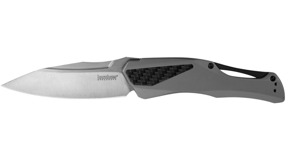 Kershaw Collateral Folding Knife, 3.4in, 8Cr13MoV Blade Steel, Gray &amp; Black Handle, Frame Lock, 5500X