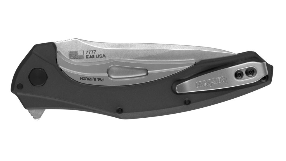 Kershaw Bareknuckle Folding Knife, Black, 7777