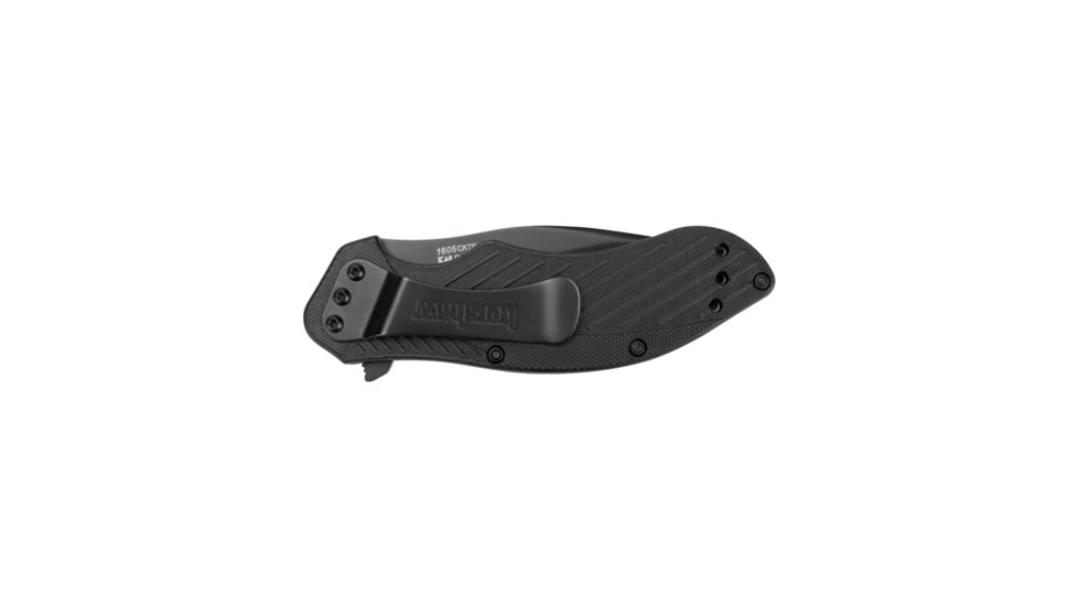 Kershaw Black Serrated Clash Folding Knife, Box, 1605CKTST
