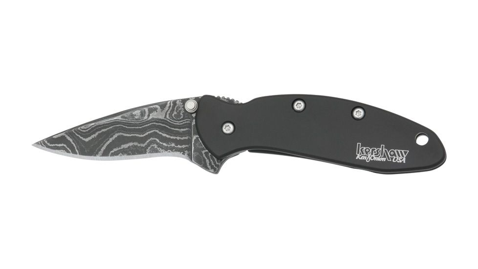 Kershaw Damascus Chive A/O Knife KS1600DAMBK
