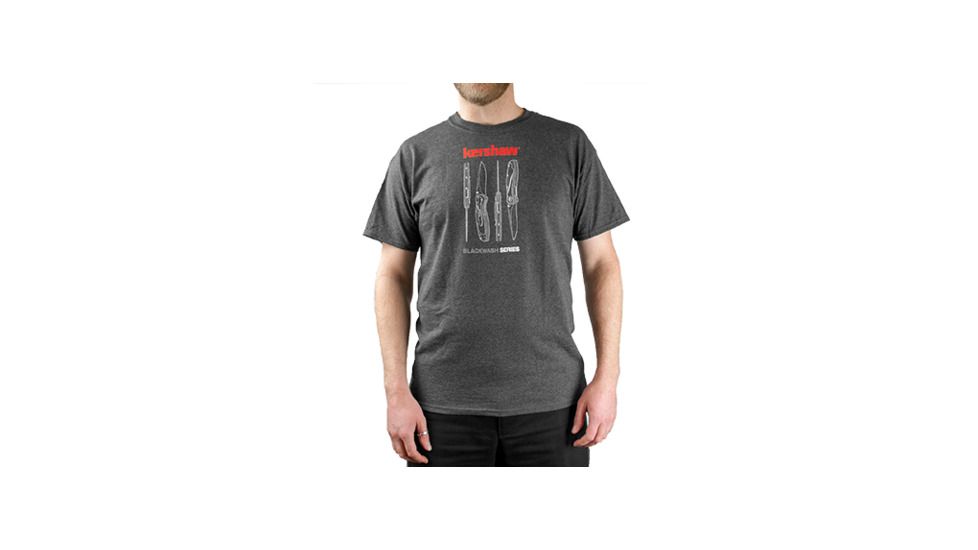 Kershaw Men's BlackWash Tshirt, Black, Short Sleeve TSHIRTMENSKERBWM