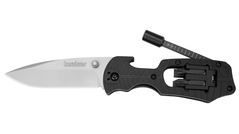 Kershaw Select Fire Cutting Knife, 3.39in. Blade, Glass-filled Nylon 1920KER