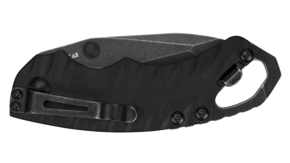 Kershaw Shuffle II Folding Knife, 2.6in, 8Cr13MoV, BlackWash, Black Glass-filled Nylon Handle, Box, 8750TBLKBW