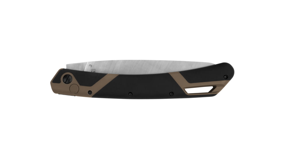 Kershaw Taskmaster Saw 2, 7in High Carbon Steel Nickel Plated Blade, Glass-Filled Nylon/Rubber Overlay Handle, 2556