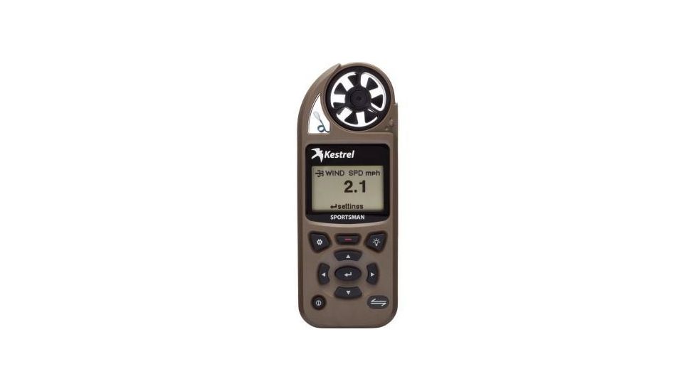 Kestrel Sportsman Weather Meter with Applied Ballistics no LiNK, Coyote Brown 0857SBRN
