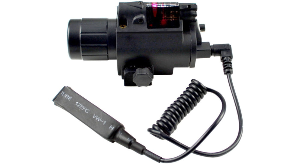 Kexuan Tac Light and Red Laser Sight Combo w/ Remowable Switch, 220 Lumens, Black, FLRL01