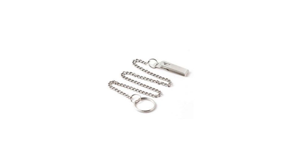 Key-Bak 7403 Pocket Chain Belt Clip Key Accessory w/ 1.125in Split Ring, 19.5in Chain, Chrome 0307-403