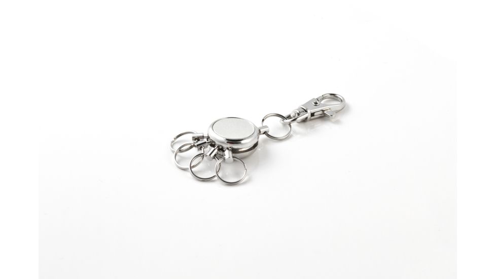 Key-Bak 8803 Key Spider Key Accessory w/ 4 Split Rings, Trigger Attachment, Chrome Finish 0308-803