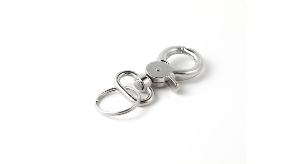 Key-Bak 9904 Large Trigger Snap, Key Accessory w/ 1.125in Split Ring, Chrome 0309-904
