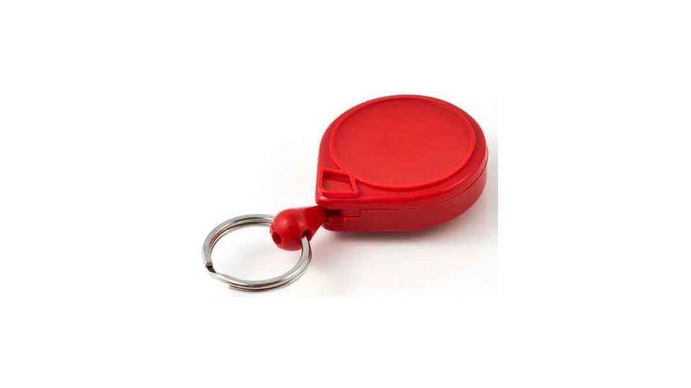 Key-Bak Mini-Bak, Swivel Clip, Nylon Cord, Red, 36in., NO KEY0029-005