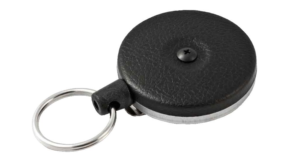 Key-Bak Original, Belt Clip, KEVLAR Cord, Black Vinyl, 48in., Bulk KEY0485-804