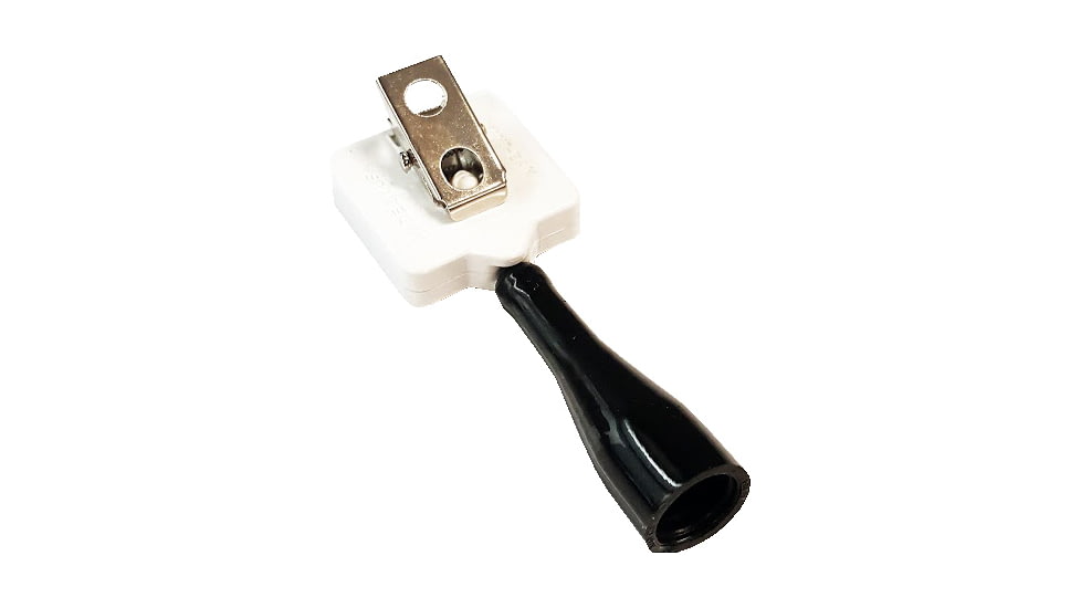 Key-Bak Mini-Bak Square Pencil Pull,Swivel Clip,Nylon Cord,Wht, 36in, NO KEY0066-2S4