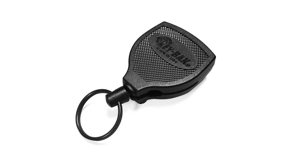 Key-Bak Super Duty Keyholder, Standard Clip, Vinyl Front, PAC, Black, 0485-705
