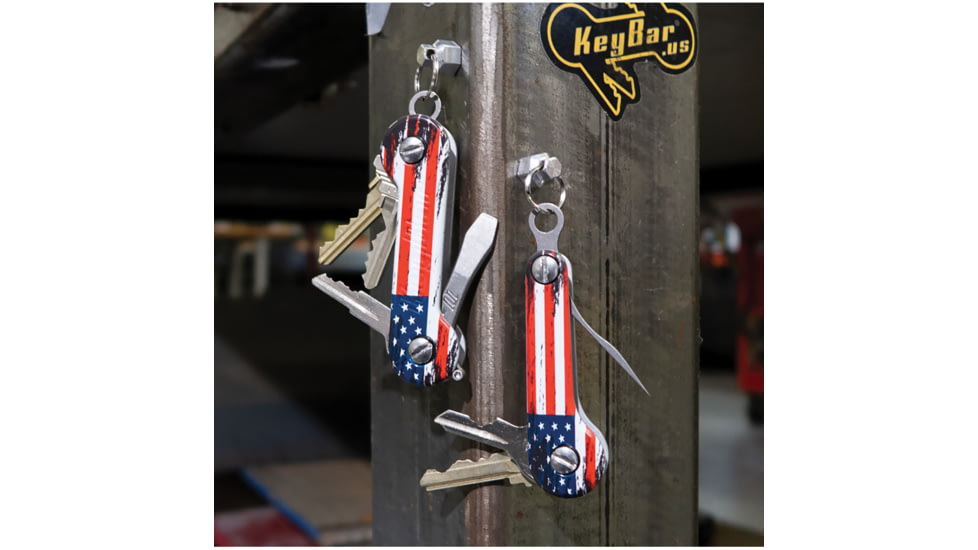 KeyBar Aluminum American Flag