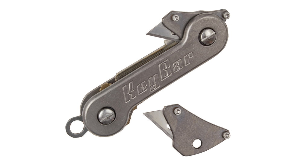 KeyBar Utility Tool Insert, Utility Tool With Titanium Body And Steel Blade, Includes Ten Replacement Blades, Blade Can Be Removed Without Having To Disassemble Your Keybar, UT-TL