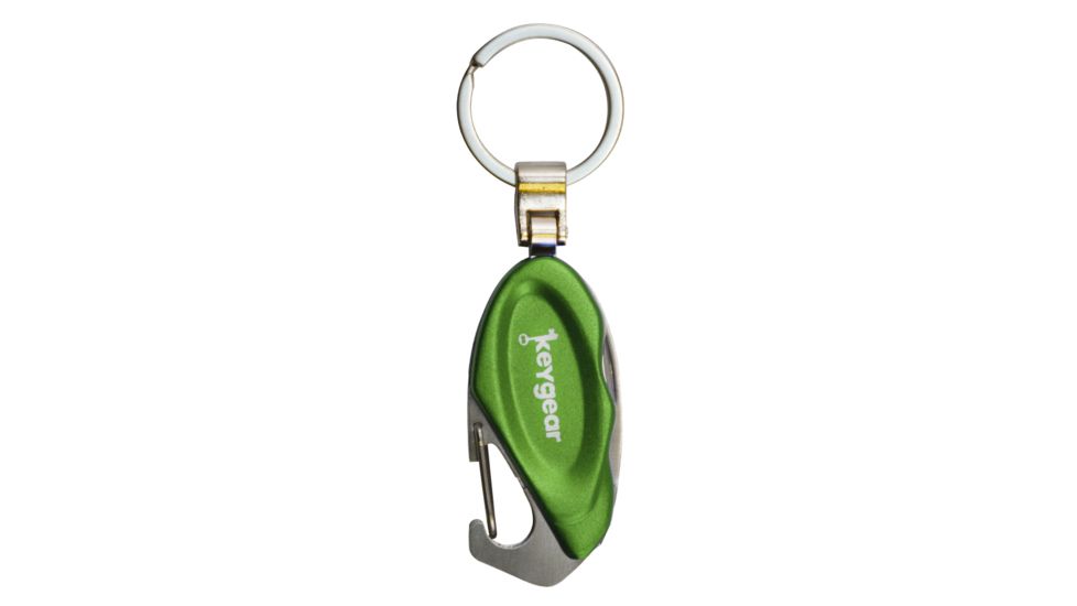 KeyGear Carabiner Multi-Tool,Green 50-KEY0071-37
