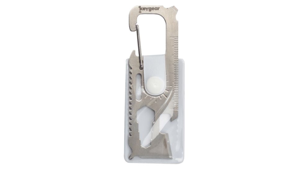 KeyGear Survival Multi-Tool,Silver 50-KEY0065-02